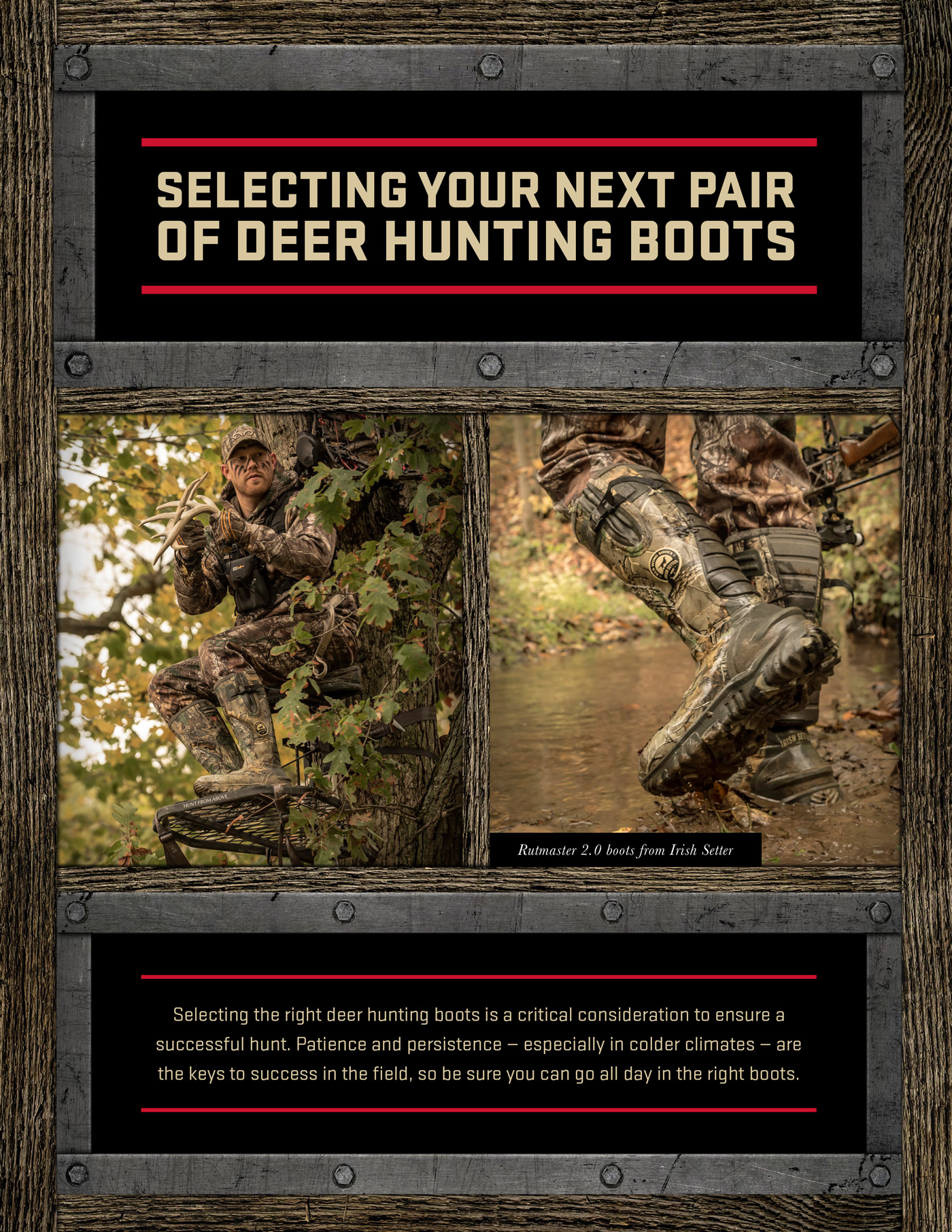 Selecting Deer Hunting Boots Irish Setter